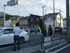 人の輪作戦　2024年9月27日　宇和島警察署前